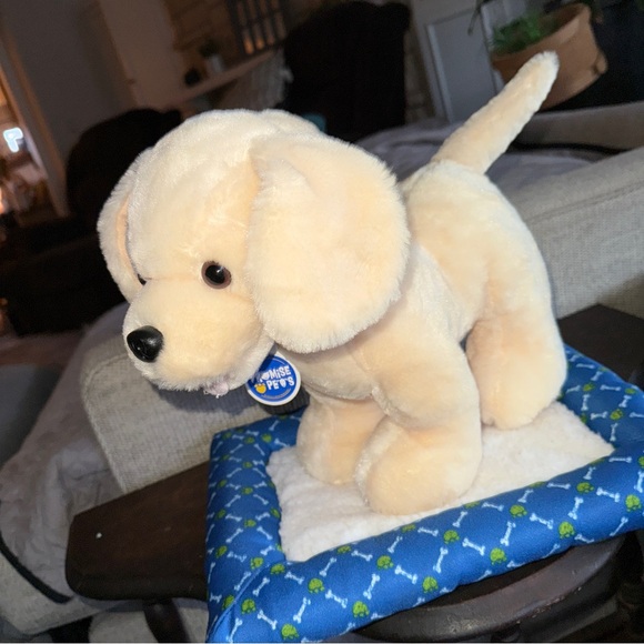 Build-A-Bear Other - Build a Bear Promise Pets Golden Retriever Yellow Labrador Puppy 11" & Dog BED